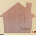 House Shaped Wood Cutting Board